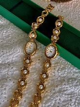 Luxury Pearl & Rhinestone Inlaid Elegant Retro Fashion Women's Watch
